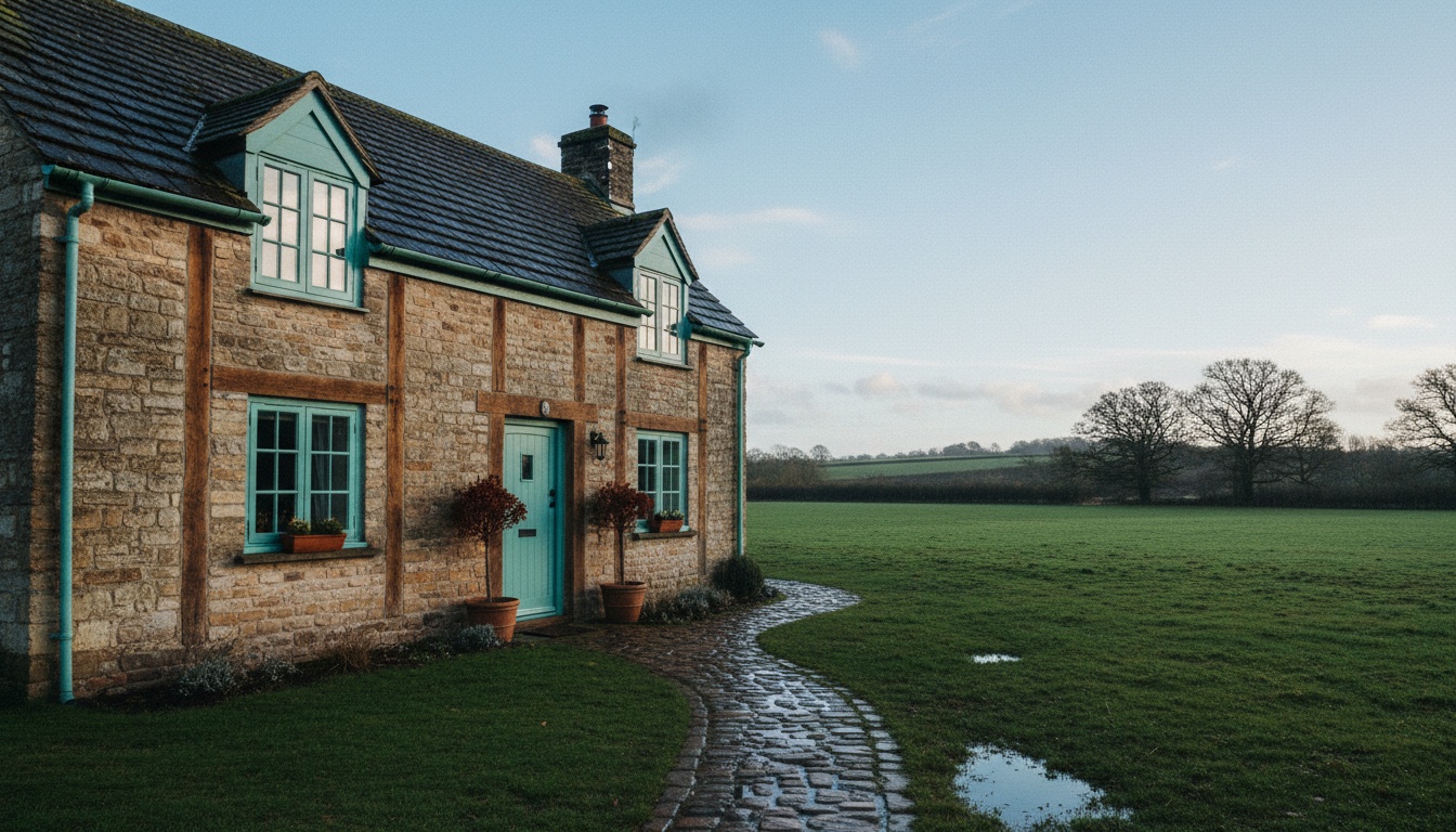 Maison moderne traditionnelle : l'équilibre parfait