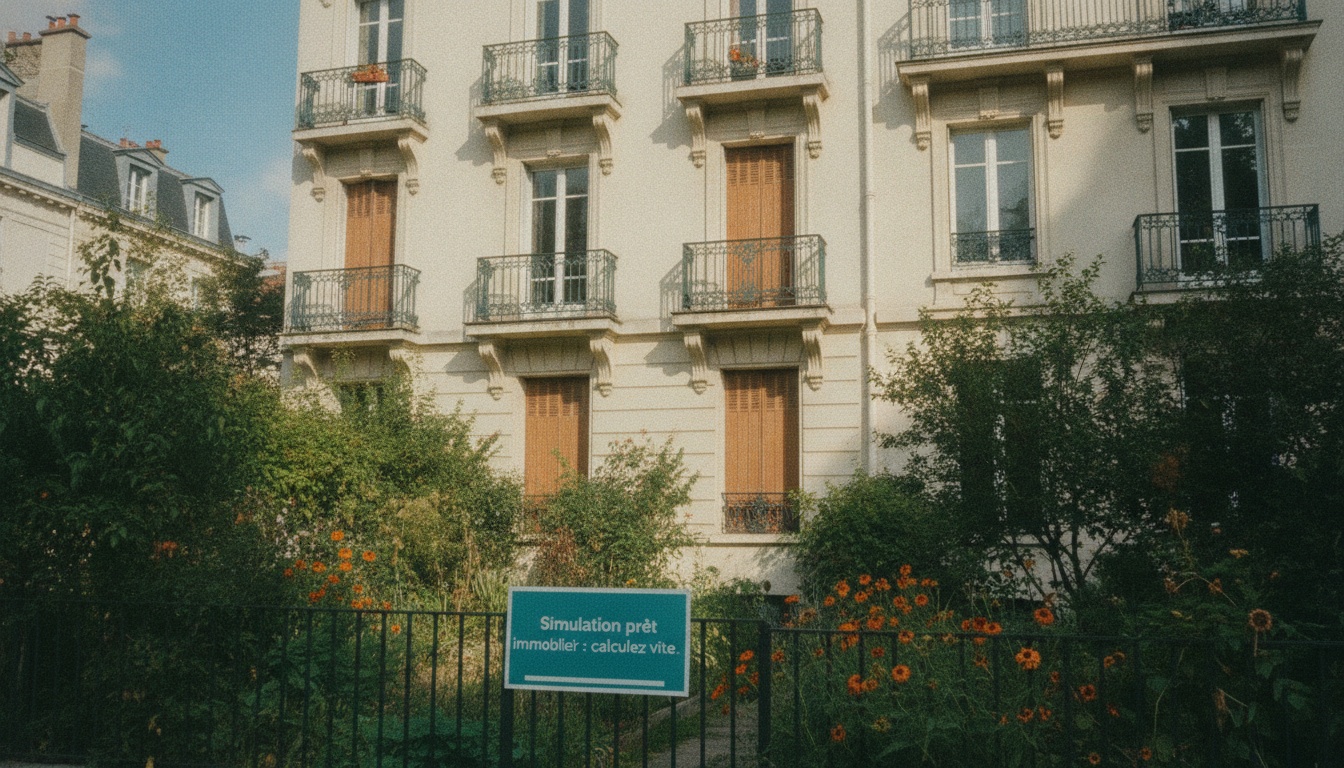 Simulation prêt immobilier : calculez vite