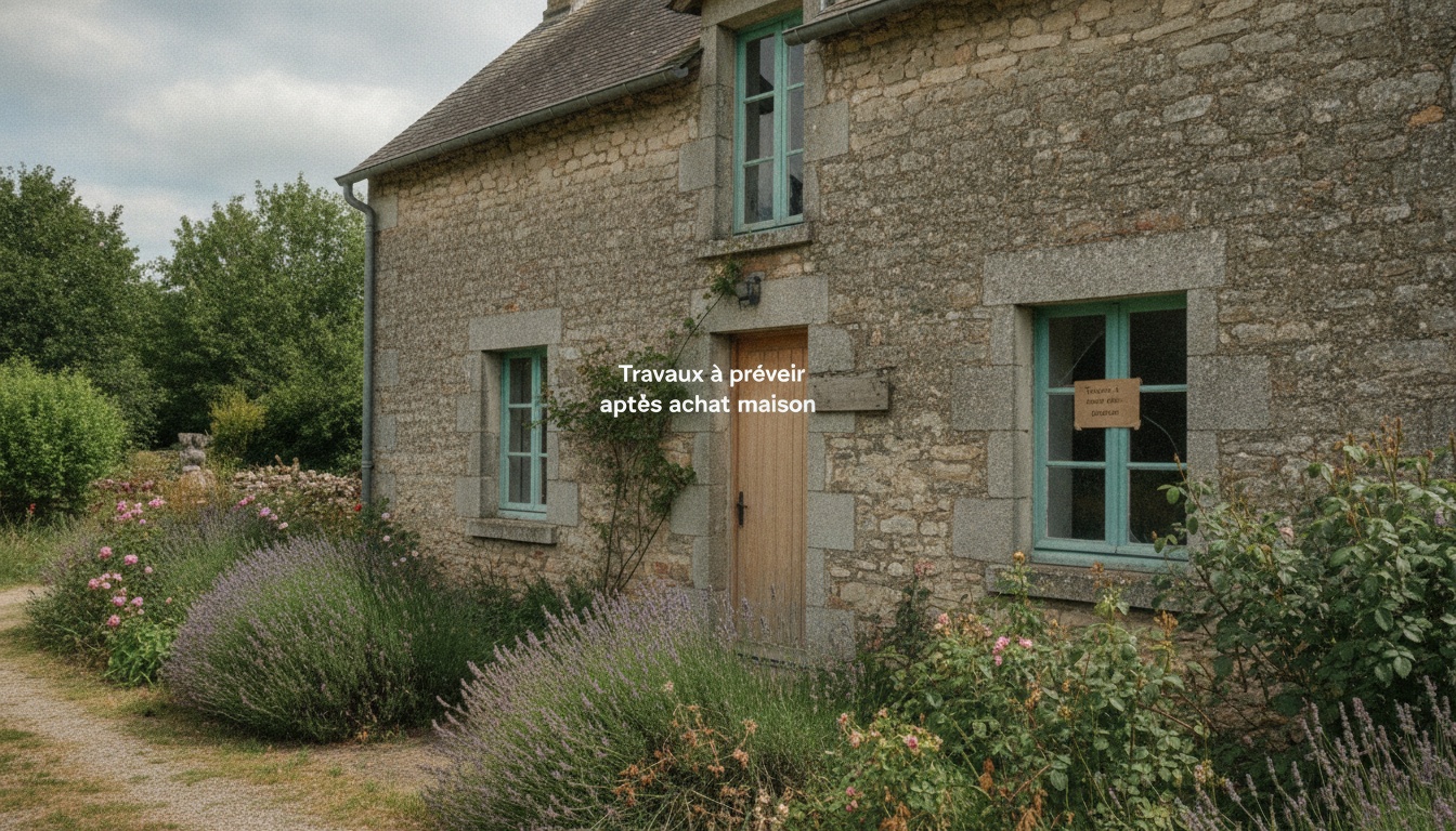 Travaux à prévoir après achat maison