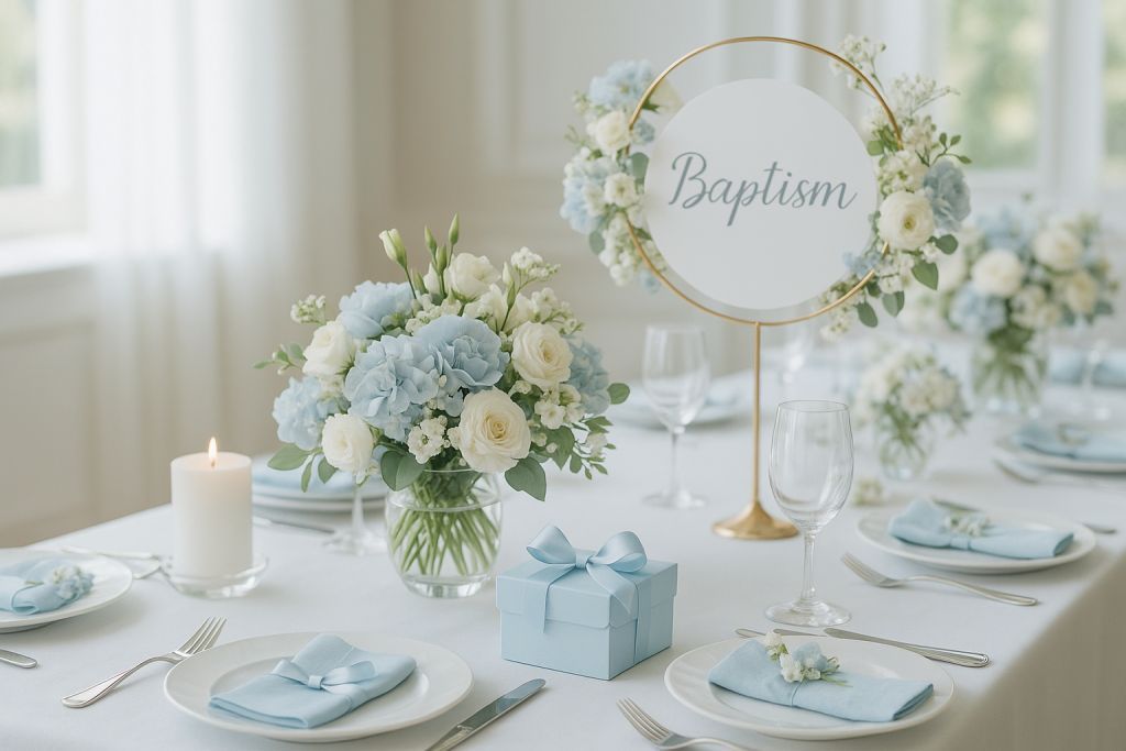 Idées déco uniques pour baptême garçon