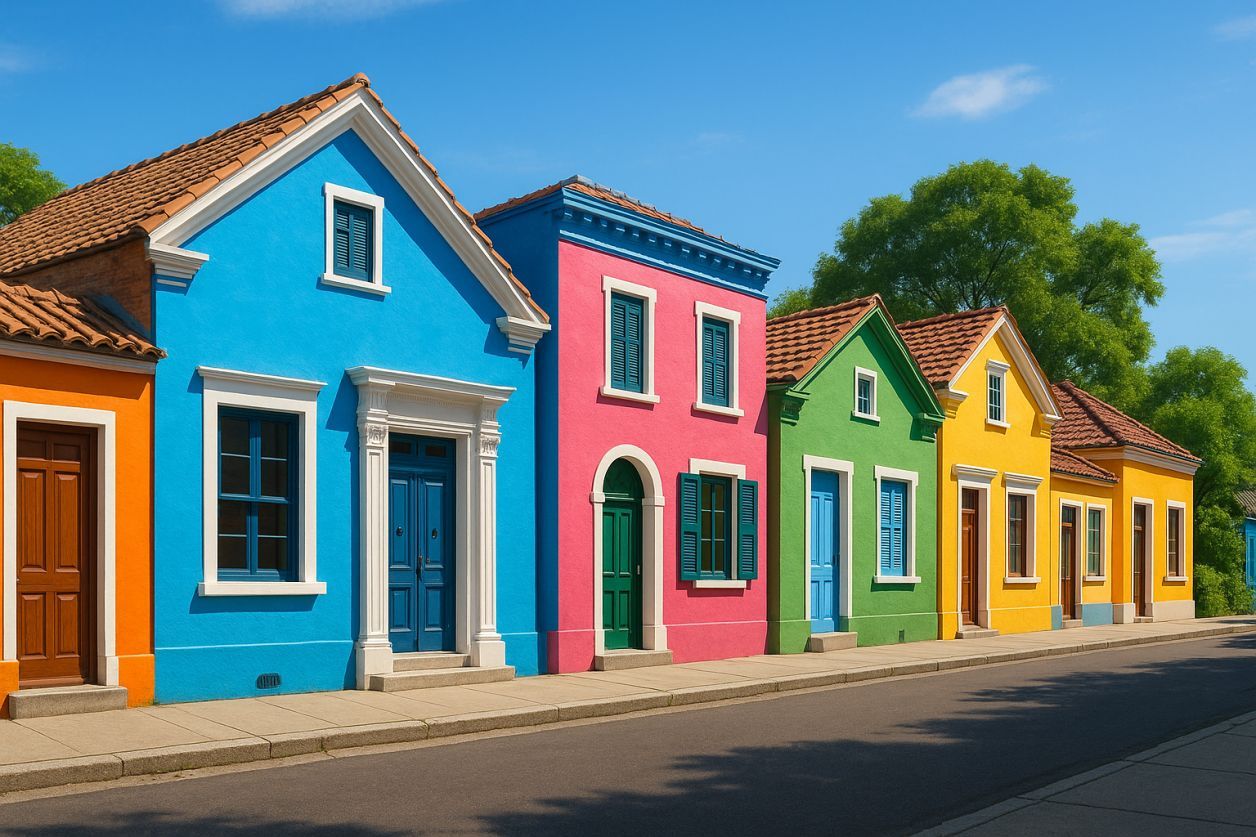 Façades colorées : osez la maison unique