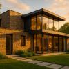 Maison moderne traditionnelle : l'équilibre parfait